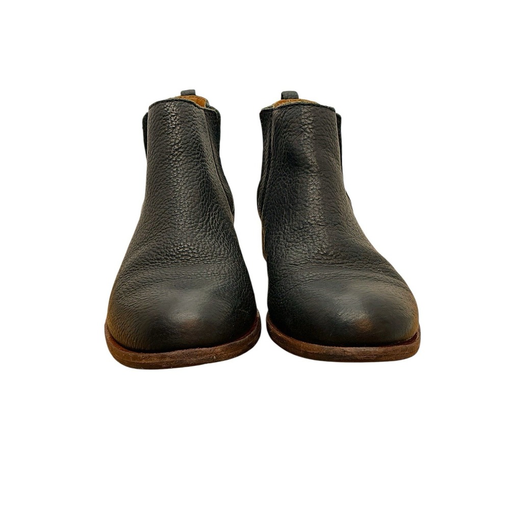 Kork-Ease Velma Women's 8 Black Leather Chelsea Ankle Boots Low Heel - Picture 12 of 12